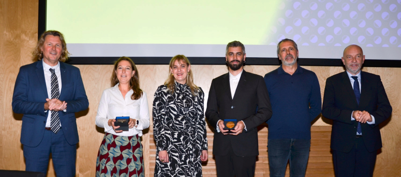 Les médaillés et les officiels