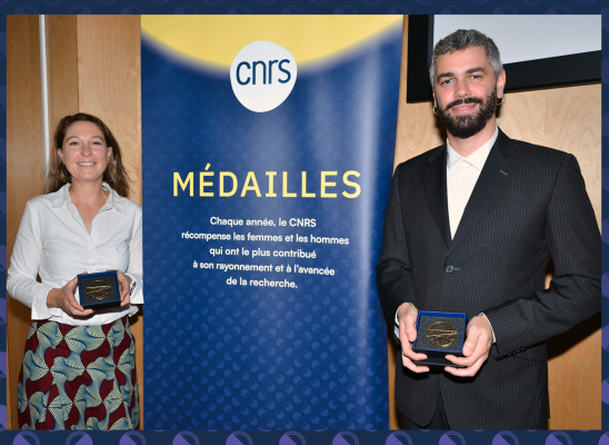 Delphine Renard, chercheuse CNRS au CEFE et Jérôme Ros, chercheur CNRS à l'ISEM