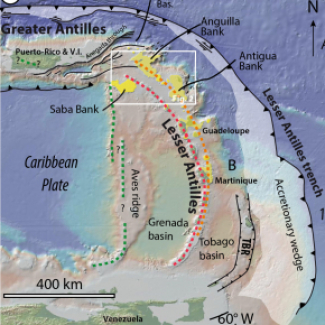 modélisation faille petites antilles