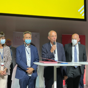 Antoine Petit, PDG du CNRS pendant la signature de la convention d'entente stratégique