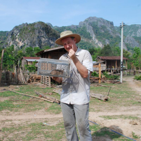 Serge Morand a mené une trentaine d'études de terrain, dont ici au Laos en collaboration avec l'Institut Pasteur du Laos